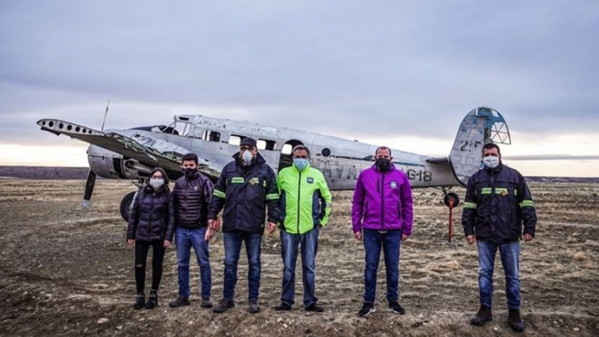 Avanzan en un plan de mejoras en el aeródromo de Comandante Piedra Buena