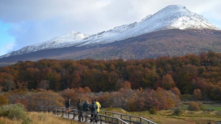 Turismo de naturaleza: inauguración de obras en el Parque Nacional Tierra del Fuego
