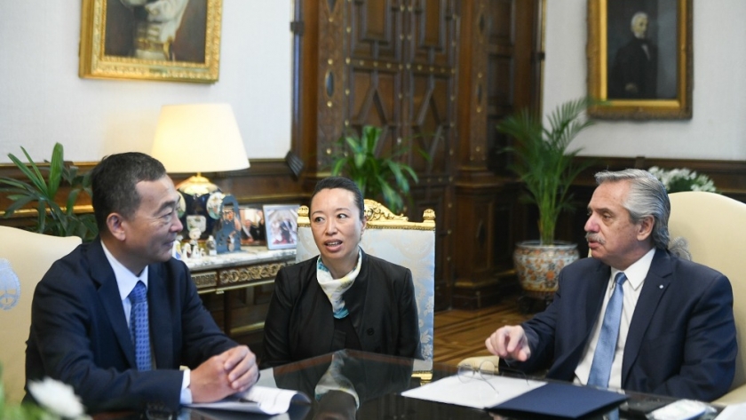 El presidente Alberto Fernández recibió a autoridades de empresa china que invertirá en el país
