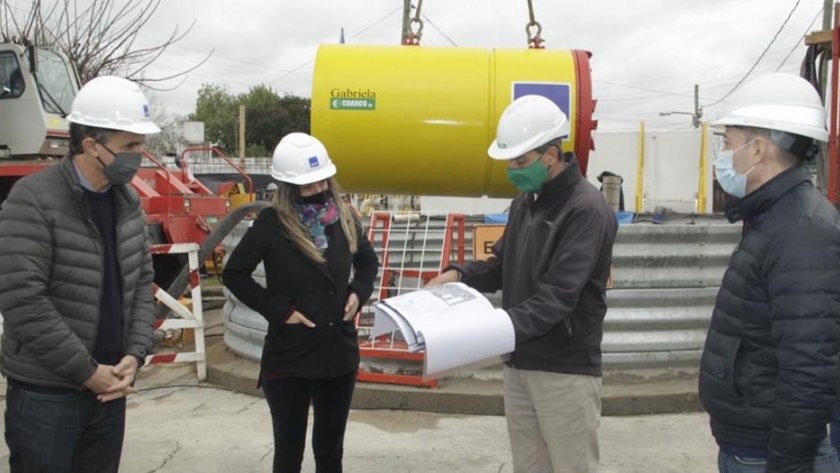Katopodis supervisó obras de AySA y Acumar en la Provincia de Buenos Aires