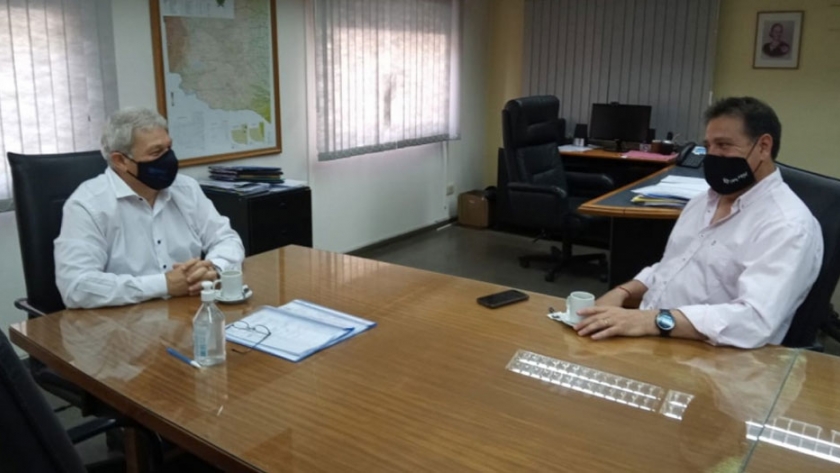 IPAV: reunión con el intendente de Uriburu