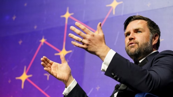 Vicepresidente de EE.UU., JD Vance, defiende aranceles y critica el modelo económico global