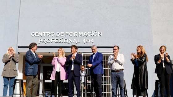 Se inauguró el nuevo edificio del Centro de Formación Profesional N°404 de Avellaneda