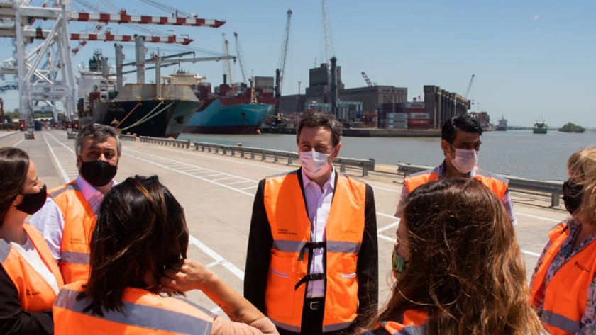 Diputados del Frente de Todos visitaron el Puerto Buenos Aires