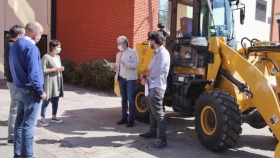 Cabandié visitó Quilmes y entregó maquinaria para la gestión de residuos