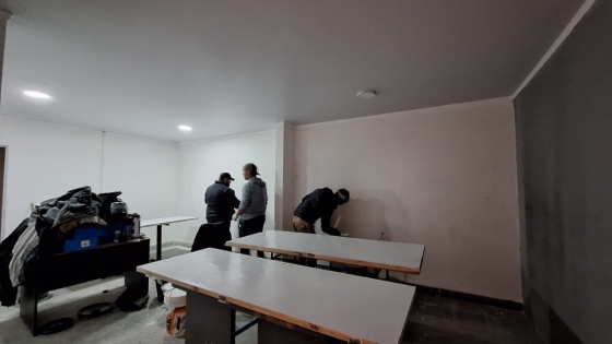 Continúan las obras en la sede de la DDI Rojas para reforzar la seguridad local