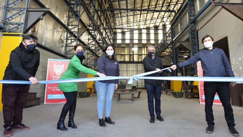 Costa y Ruiz Malec participaron de la inauguración del Polo Productivo Cooperativo de Creando Conciencia