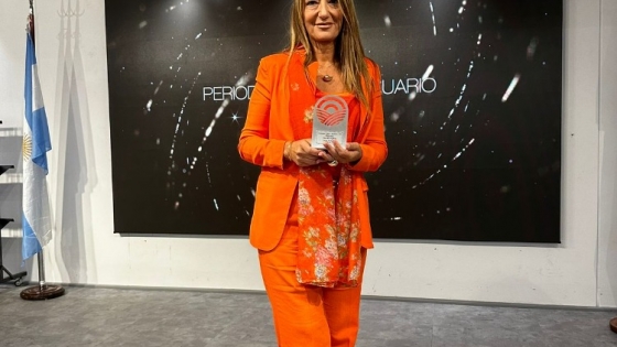 Carina Rodríguez fue distinguida con el Premio CAPA a la trayectoria