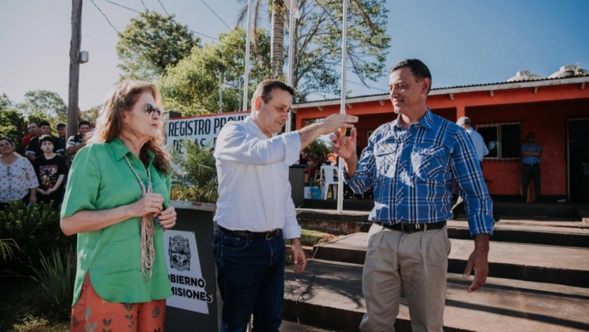 Herrera Ahuad puso en funciones al interventor del nuevo municipio de Fracrán