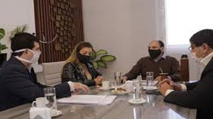 Capresca se reunió con el intendente Gustavo Saadi