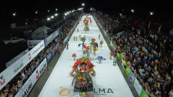 Curuzú Cuatiá celebró el inicio de su carnaval con la inauguración de un nuevo corsódromo