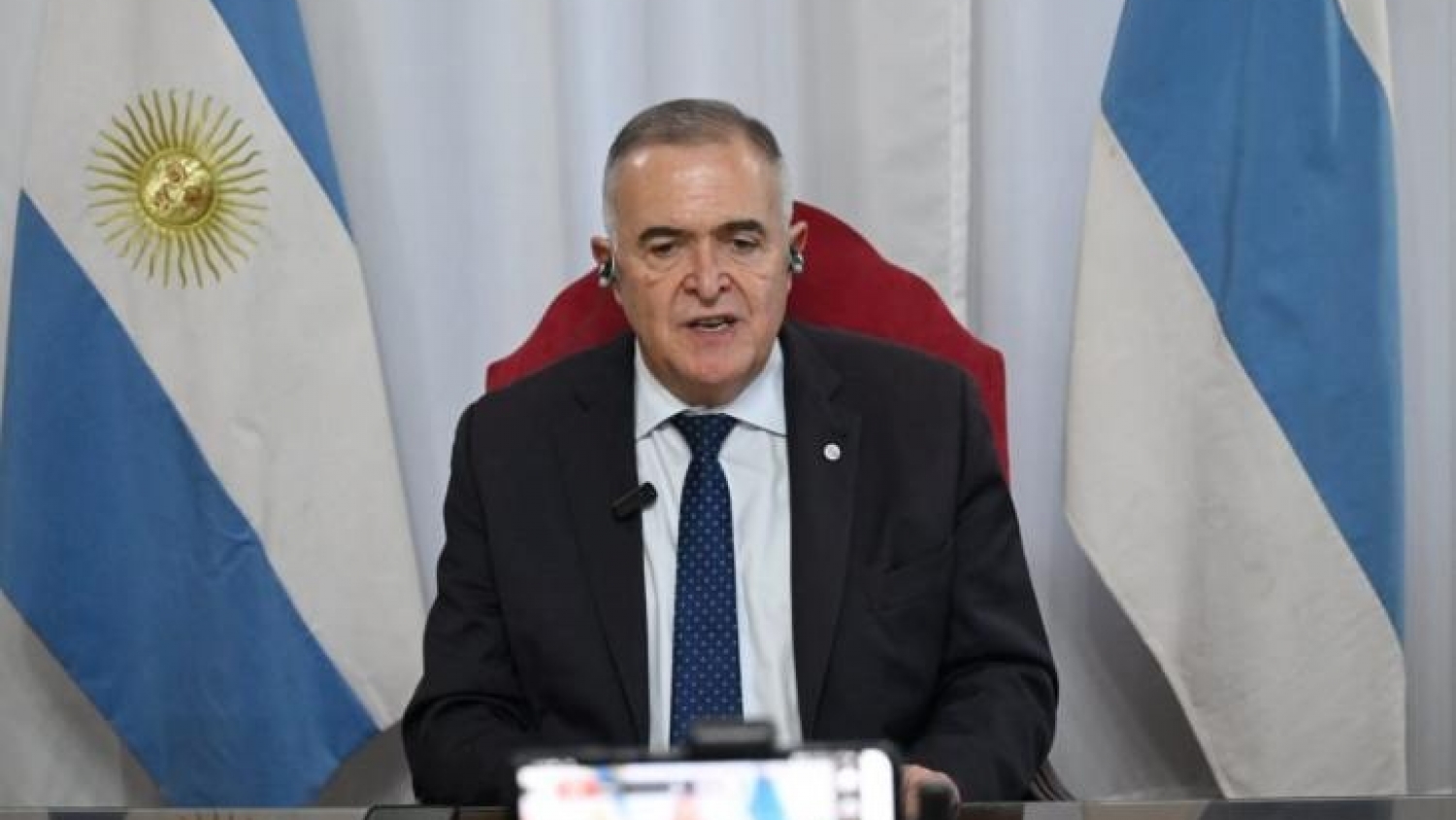 Jaldo destacó el superávit y analizó el escenario económico