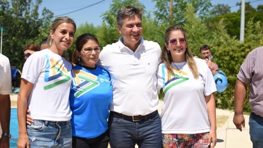 Zdero acompañó las actividades y la colonia de vacaciones en el Jaime Zapata