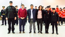 Melella compartió la entrega de reconocimiento por el 60° Aniversario de la División Bomberos de la Policía de Río Grande