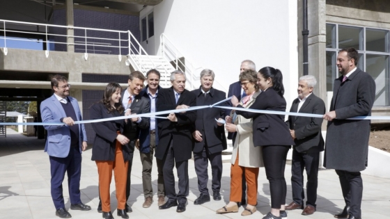 Alberto Fernández, Katopodis, Ziliotto y Perczyk inauguraron el edificio de aulas y auditorios de la Universidad Nacional de La Pampa