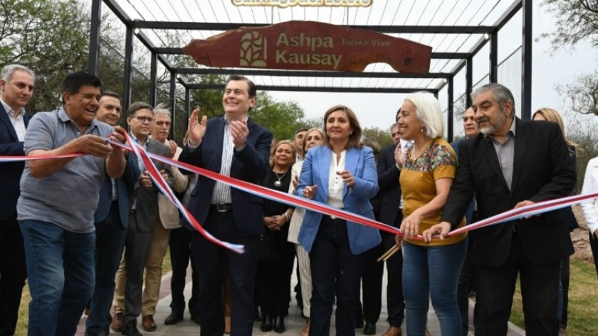 Zamora participó de la inauguración del Parque Ecológico y Reserva Nativa Urbana “Ashpa Kausay”