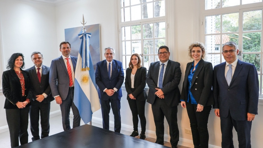 El Presidente se reunió con el titular de BHP Minerals Americas