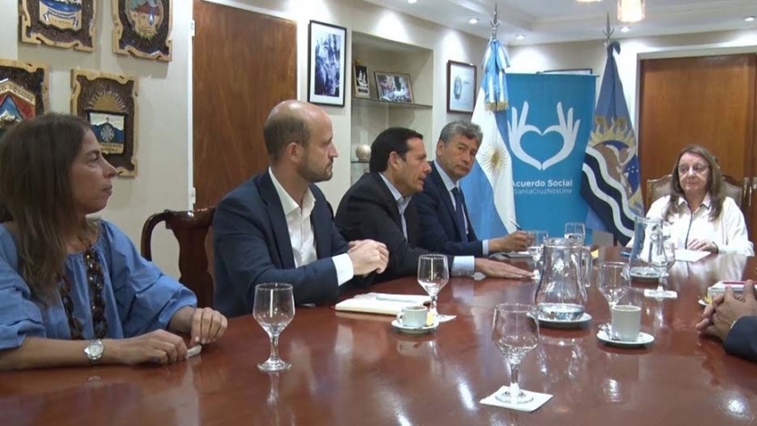 Alicia recibió a representantes de Newmont
