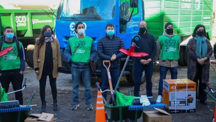 Más herramientas para potenciar el proyecto “Eco Lomas” de reciclado y servicios ambientales