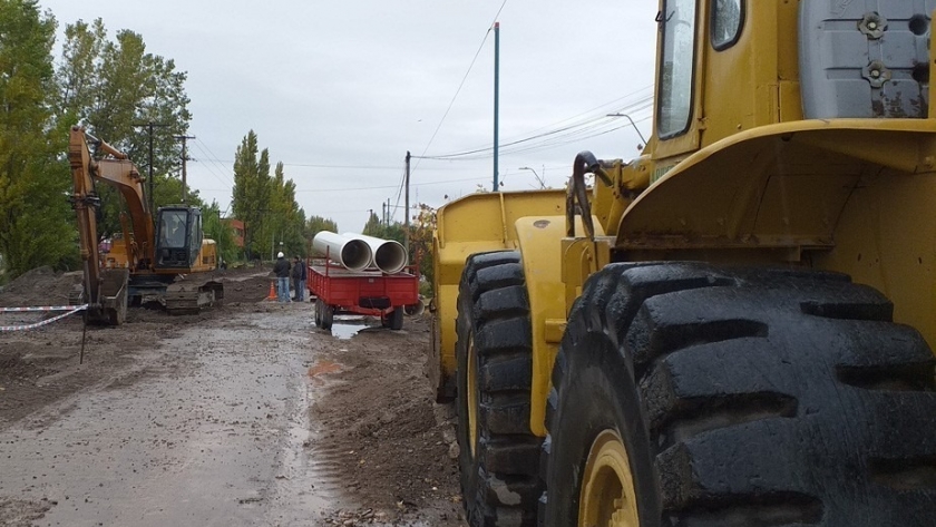 Se reemplazarán tres importantes colectores cloacales en el centro de Río Colorado