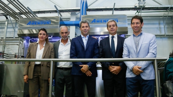 El gobernador Uñac inauguró la planta de industrialización de aceite de oliva más importante de la región