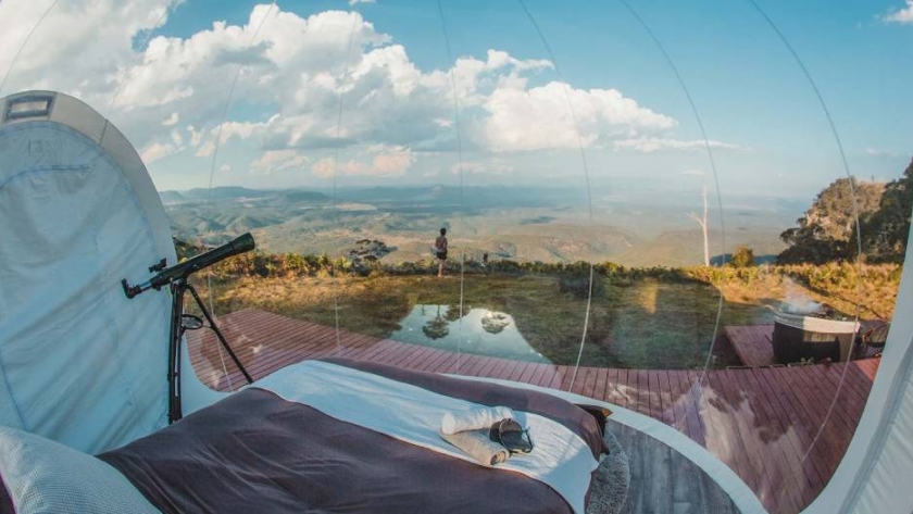 Turismo australiano: dormir en una burbuja al aire libre