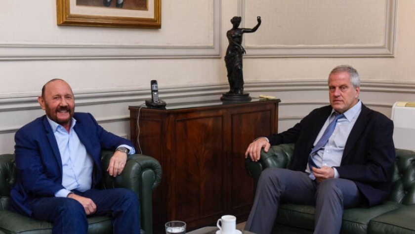 Insfrán se reunió con Perczyk