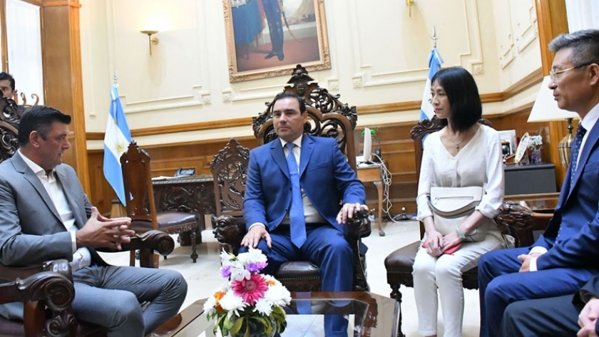 Encuentro desarrollado en el despacho del Gobernador