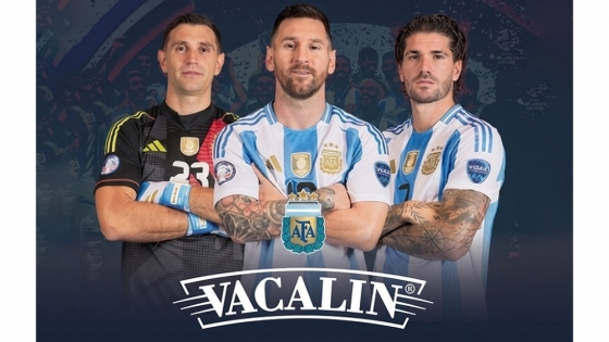 La industria láctea juega en primera: Vacalin se suma como patrocinador de la Selección Argentina