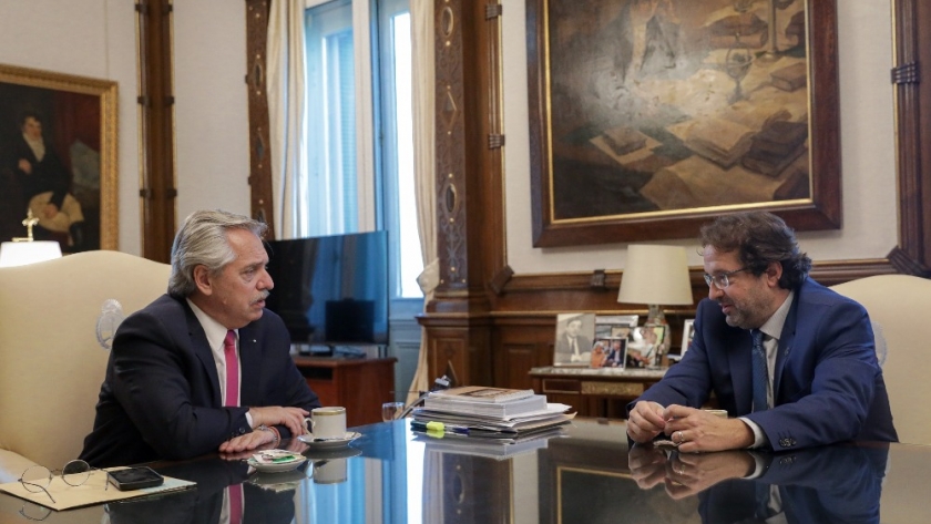 El Presidente se reunió con el director del Indec, Marco Lavagna, con miras al Censo 2022