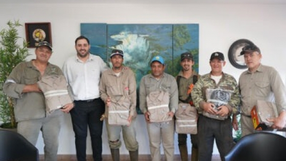 Entregamos nueva indumentaria al personal de maestranza municipal