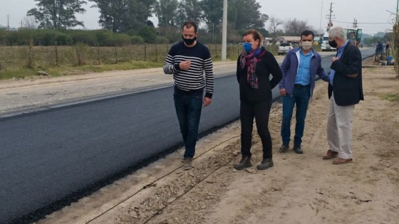 Obras del acceso a Pueblo General Belgrano en el departamento Gualeguaychú