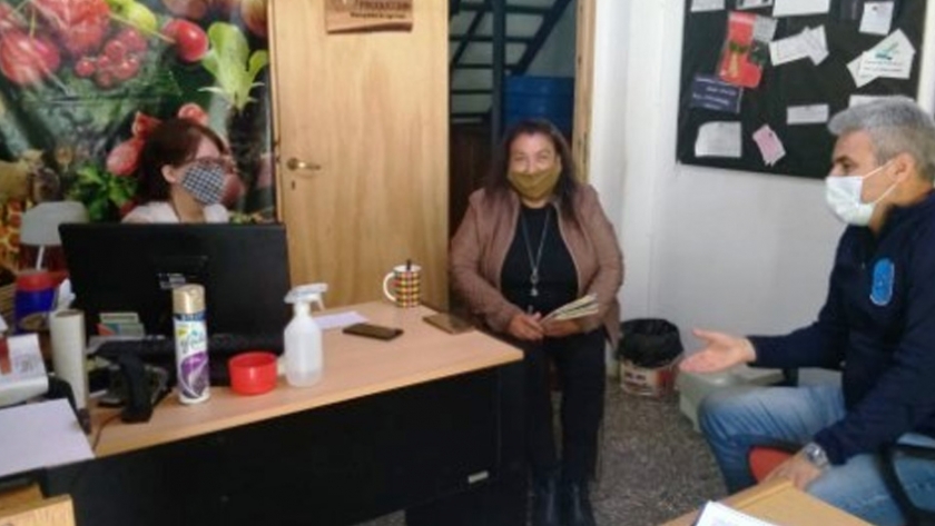 El ministerio de agricultura, ganadería, industria, y comercio releva proyectos del programa nuevas ideas en comarca andina