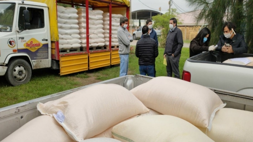 Son 20 las toneladas que donaron productores para comedores y merenderos de Salta
