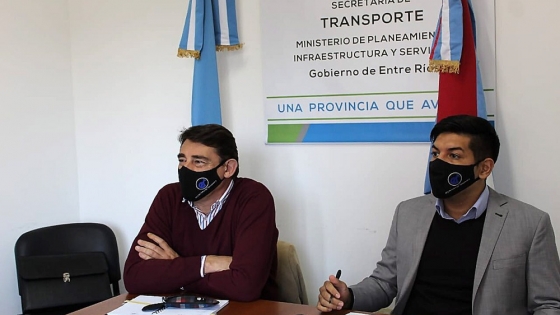 Entre Ríos gestiona infraestructura para transporte ante Nación