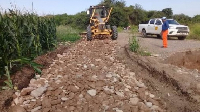 Trabajos de mantenimiento de Vialidad de Salta en rutas provinciales