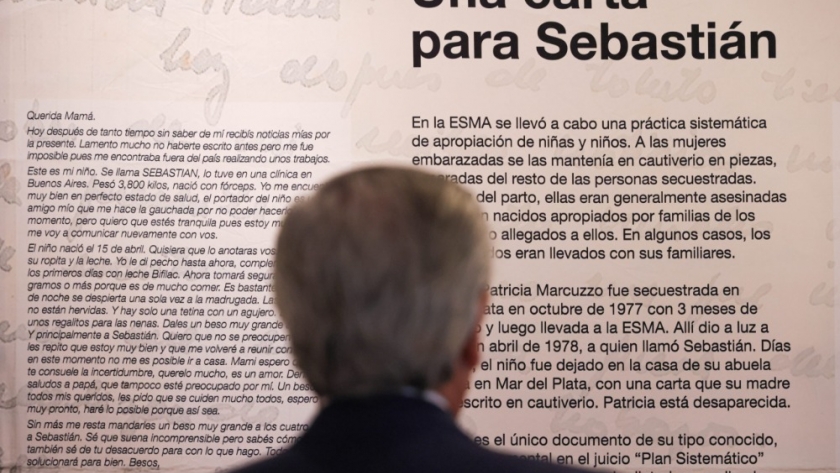 Alberto Fernández: “El mundo no puede admitir que hechos como los que se vivieron en la ESMA vuelvan a suceder”