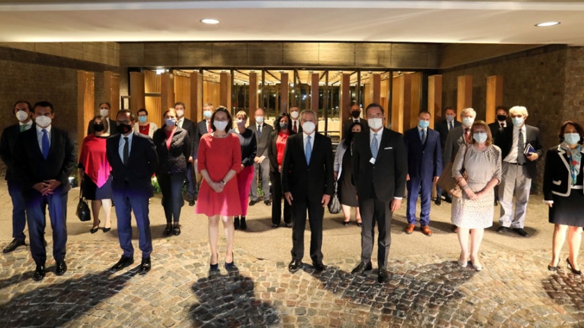 Felipe Solá se reunió con los embajadores de la Unión Europea