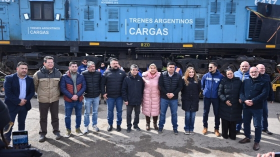 Santa Cruz reactiva un histórico ramal ferroviario y productivo