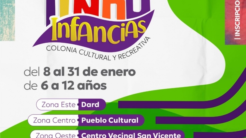 El municipio Capital invita a los más peques a participar de Tinku Infancias
