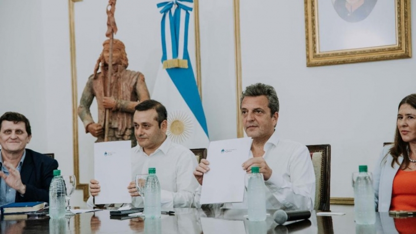 Herrera Ahuad y Massa concretaron acuerdos destinados a fortalecer la producción y prorrogar los “Ahora”