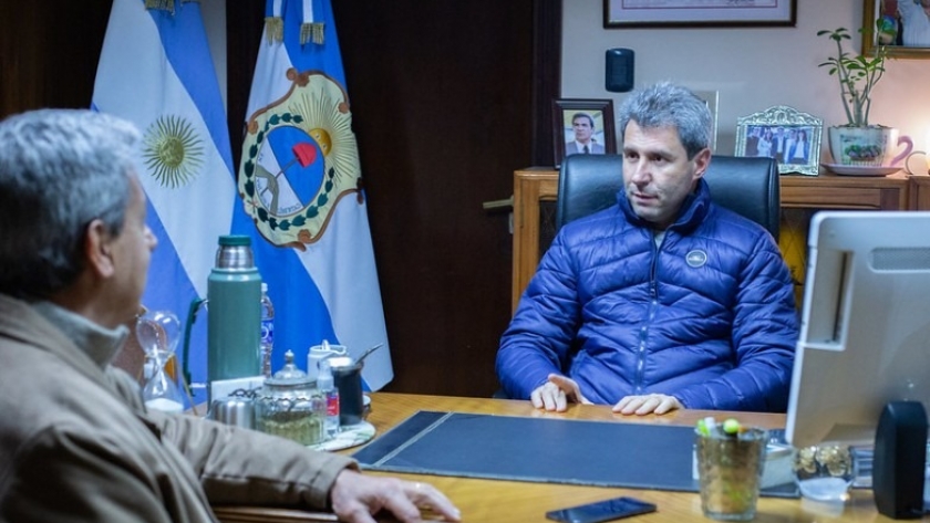 Sergio Uñac se reunió con el vicegobernador Roberto Gattoni