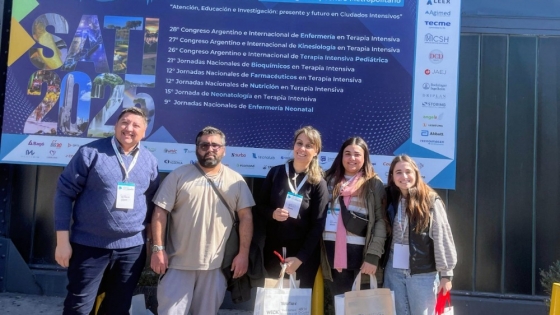 Un equipo de Enfermería del Hospital de Rojas representó a la ciudad en el 35º Congreso de Terapia Intensiva