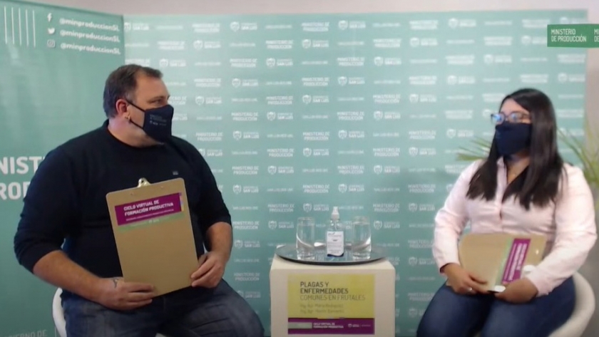 Pequeños y medianos productores de San Luis aprendieron sobre plagas y enfermedades comunes en frutales