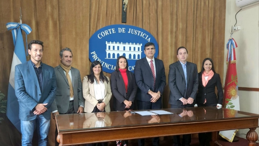 El Ministerio de Inclusión Digital firmó un convenio de cooperación con la Corte de Justicia