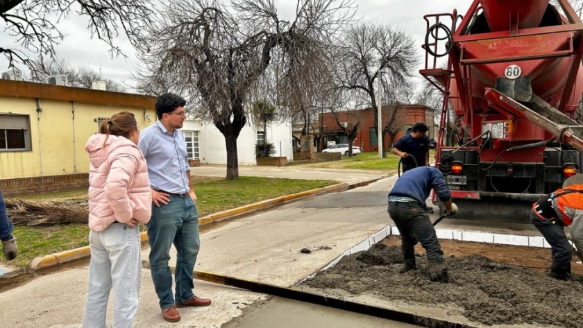 Comenzaron las obras de bacheo en Ameghino para mejorar la seguridad y la transitabilidad urbana