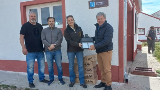Se inaugura la obra para extender la línea de media tensión hasta el Parque Monte León
