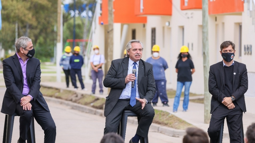 Alberto Fernández: “Hacer viviendas no es solamente darle un techo a cada uno, es darle condiciones de vida”