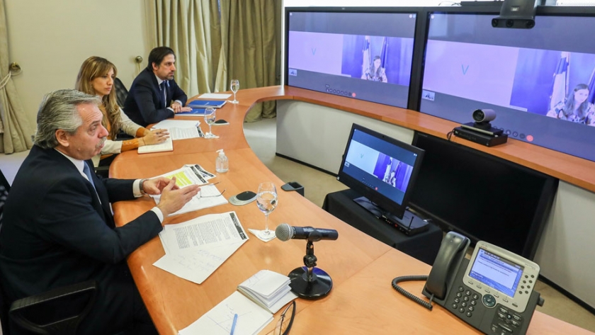 El Presidente realizó una videoconferencia con la primera ministra de Finlandia, Sanna Marin