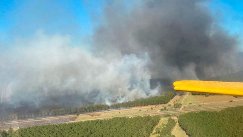 Rige la emergencia forestal por los incendios rurales que afectaron a once departamentos